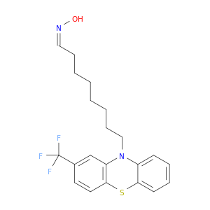 10H-Phenothiazine-10-octanal, 2-(trifluoromethyl)-, oxime, (Z)-