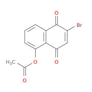 1,4-Naphthalenedione, 5-(acetyloxy)-2-bromo-