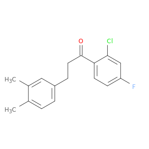 2'-CHLORO-3-(3,4-DIMETHYLPHENYL)-4'-FLUOROPROPIOPHENONE