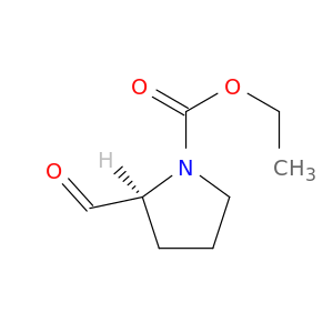 1-Pyrrolidinecarboxylic acid, 2-formyl-, ethyl ester, (S)-