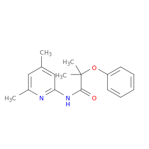 Propanamide, N-(4,6-dimethyl-2-pyridinyl)-2-methyl-2-phenoxy-