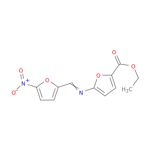 2-Furancarboxylic acid,5-[[(5-nitro-2-furanyl)methylene]amino]-, ethyl ester
