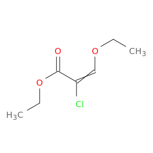 ethyl 2-chloro-3-ethoxyprop-2-enoate