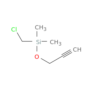 Silane, (chloromethyl)dimethyl(2-propynyloxy)-