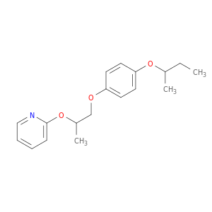 Pyridine, 2-[1-methyl-2-[4-(1-methylpropoxy)phenoxy]ethoxy]-