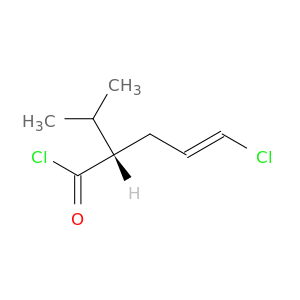 (2S,4E)-5-氯-2-(1-甲基乙基)-4-戊烯酰氯