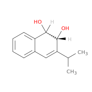 1,2-Naphthalenediol, 1,2-dihydro-3-(1-methylethyl)-, (1S,2R)-