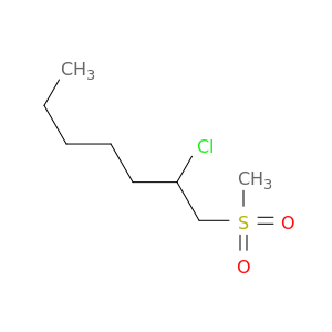 Heptane, 2-chloro-1-(methylsulfonyl)-