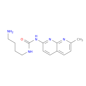 Urea, N-(4-aminobutyl)-N'-(7-methyl-1,8-naphthyridin-2-yl)-