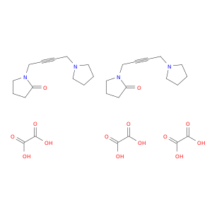 2-Pyrrolidinone, 1-(4-(1-pyrrolidinyl)-2-butynyl)-, oxalate (2:3)