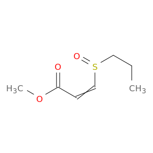 2-Propenoic acid, 3-(propylsulfinyl)-, methyl ester