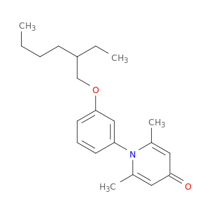 4(1H)-Pyridinone, 1-[3-[(2-ethylhexyl)oxy]phenyl]-2,6-dimethyl-