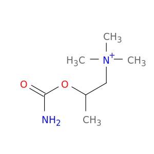 2-carbamoyloxypropyl-trimethyl-azanium