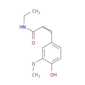 2-Propenamide, N-ethyl-3-(4-hydroxy-3-methoxyphenyl)-