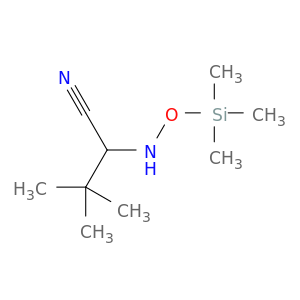Butanenitrile, 3,3-dimethyl-2-[[(trimethylsilyl)oxy]amino]-