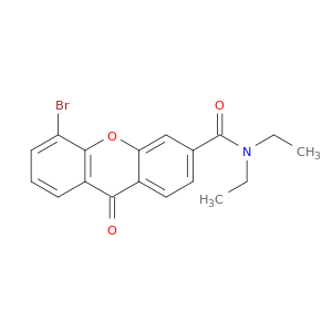 9H-Xanthene-3-carboxamide, 5-bromo-N,N-diethyl-9-oxo-