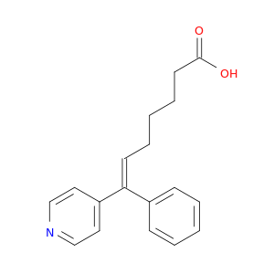 6-Heptenoic acid, 7-phenyl-7-(4-pyridinyl)-, (E)-