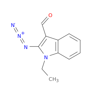 1H-Indole-3-carboxaldehyde, 2-azido-1-ethyl-