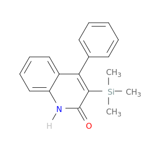 2(1H)-Quinolinone, 4-phenyl-3-(trimethylsilyl)-