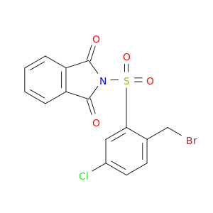 1H-Isoindole-1,3(2H)-dione,2-[[2-(bromomethyl)-5-chlorophenyl]sulfonyl]-