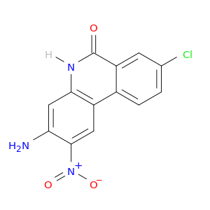 6(5H)-Phenanthridinone,3-amino-8-chloro-2-nitro-