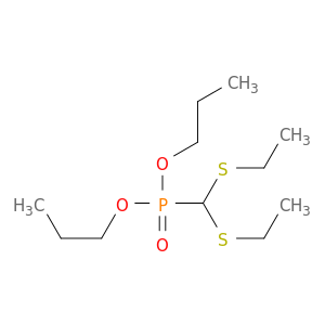 Phosphonic acid, [bis(ethylthio)methyl]-, dipropyl ester