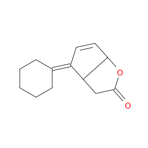 2H-Cyclopenta[b]furan-2-one, 4-cyclohexylidene-3,3a,4,6a-tetrahydro-