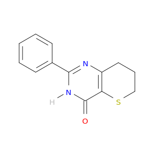 1H-Thiopyrano[3,2-d]pyrimidin-4(6H)-one, 7,8-dihydro-2-phenyl-