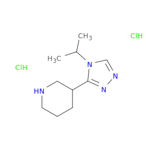3-[4-(propan-2-yl)-4H-1,2,4-triazol-3-yl]piperidine dihydrochloride