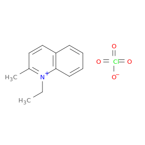 Quinolinium, 1-ethyl-2-methyl-, perchlorate