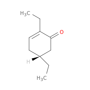 2-Cyclohexen-1-one, 2,5-diethyl-, (5R)-