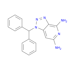 1-(diphenylmethyl)-1h-[1,2,3]triazolo[4,5-c]pyridine-4,6-diamine