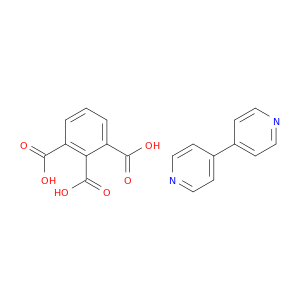 1,2,3-Benzenetricarboxylic acid, compd. with 4,4'-bipyridine (1:1)