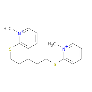 Pyridinium, 2,2'-[1,5-pentanediylbis(thio)]bis[1-methyl-