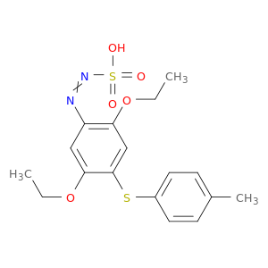 Diazenesulfonic acid, [2,5-diethoxy-4-[(4-methylphenyl)thio]phenyl]-