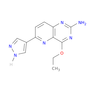 Pyrido[3,2-d]pyrimidin-2-amine, 4-ethoxy-6-(1H-pyrazol-4-yl)-