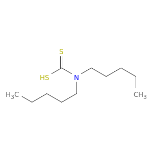 Carbamodithioic acid, dipentyl-