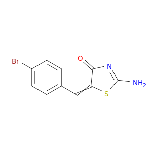 4(5H)-Thiazolone, 2-amino-5-[(4-bromophenyl)methylene]-