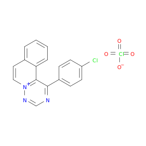 [1,2,4]Triazino[6,1-a]isoquinolin-5-ium, 1-(4-chlorophenyl)-, perchlorate