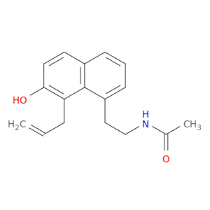 Acetamide, N-[2-[7-hydroxy-8-(2-propenyl)-1-naphthalenyl]ethyl]-