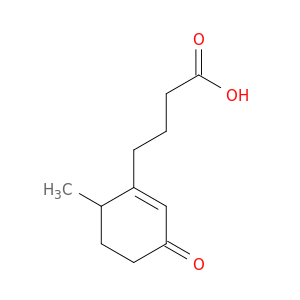 4-(6-methyl-3-oxo-1-cyclohexenyl)butanoic acid