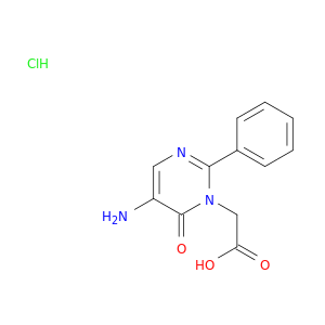 1(6H)-Pyrimidineaceticacid, 5-amino-6-oxo-2-phenyl-, hydrochloride (1:1)