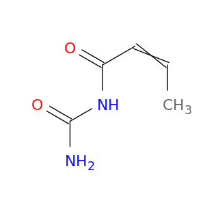 2-Butenamide, N-(aminocarbonyl)-