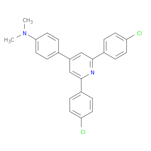 4-[2,6-双(4-氯苯基)-4-吡啶基]-N,N-二甲基苯并胺