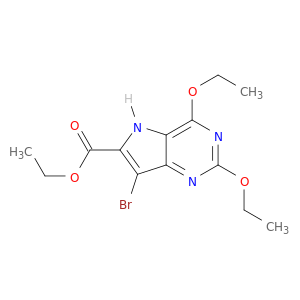 7-溴-2,4-二乙氧基-5H-吡咯并[3,2-d]嘧啶-6-羧酸乙酯