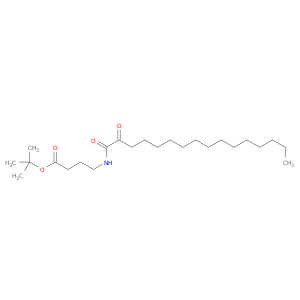 Butanoic acid, 4-[(1,2-dioxohexadecyl)amino]-, 1,1-dimethylethyl ester