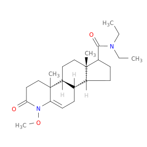 1H-Indeno[5,4-f]quinoline-7-carboxamide,N,N-diethyl-2,3,4,4a,4b,5,6,6a,7,8,9,9a,9b,10-tetradecahydro-1-methoxy-4a,6a-dimethyl-2-oxo-,(4aR,4bS,6aS,7S,9aS,9bS)-