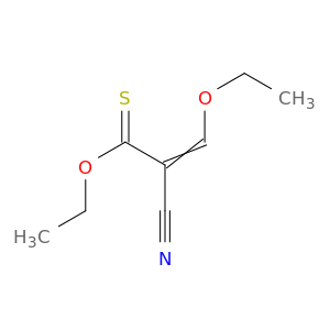 2-Propenethioic acid, 2-cyano-3-ethoxy-, O-ethyl ester