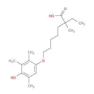 Heptanoic acid, 2-ethyl-7-(4-hydroxy-2,3,5-trimethylphenoxy)-2-methyl-