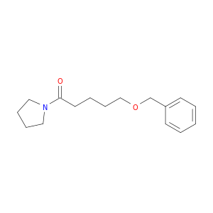 Pyrrolidine, 1-[1-oxo-5-(phenylmethoxy)pentyl]-